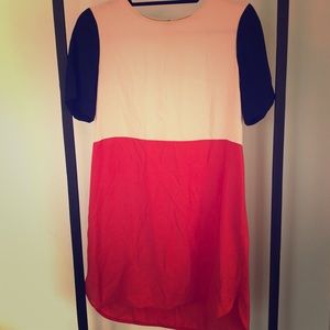 Topshop Tri-color dress